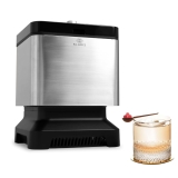 $549.00 Discount on Clear Ice Maker – 4 Large, 2″ Crystal Clear Ice Cubes for Craft Cocktails, Whiskey & Bourbon | Sleek, Compact Counterop Ice Maker | Stainless Steel Shell | Reusable Ice Tray | Delayed Start