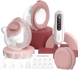 $199.99 Discount on Momcozy Breast Pump V2 Pro Ultra-Lightweight, Hands-Free & Portable Wearable Pump with Upgraded Integrated DoubleFit Flange, Quiet & Leak-Proof Electric Pump, 3 Modes|9 Levels, 17/19/21/24mm