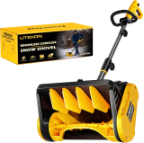 $139.99 – $109.99 Discount on Cordless Snow Shovel Compatible for 𝗗𝗘-𝗪𝗔𝗟𝗧 20V Battery (No Battery), 13-Inch Brushless Electric Snow Blower for 25FT Throw Distance and 6″ Clear Depth for Patio, Deck, Driveway, Yellow